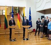 Torstenas Albigas ir Algirdas Butkevičius