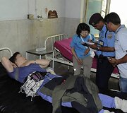 Japonijos turistės Nepalo ligoninėje 