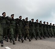 &Scaron;ri Lankos pergalės dienos parado repeticija