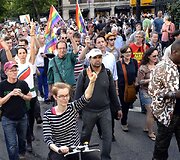 Niujorke protestas prie&scaron; gėjaus nužudymą