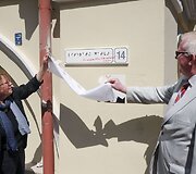 Vilniaus senamiestyje pagerbtas kultūros veikėjas Antanas Jonynas