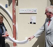 Vilniaus senamiestyje pagerbtas kultūros veikėjas Antanas Jonynas