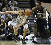 Manu Ginobili ir Tony Allenas