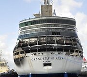 &bdquo;Royal Caribbean&ldquo; kruizinis laivas po gaisro 