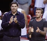 Marcelo Claure ir Davidas Beckhamas