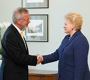 Werneris Hoyeris ir Dalia Grybauskaitė