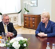 Werneris Hoyeris ir Dalia Grybauskaitė