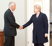 Thorbjornas Jaglundas ir Dalia Grybauskaitė