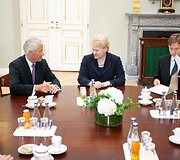 Thorbjorno Jaglundo susitikimas su Dalia Grybauskaite
