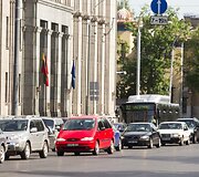 Transporto spūstis Vilniuje
