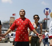 Tylus protestas Turkijoje