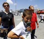 Tylus protestas Turkijoje