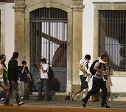 Protestuotojai Brazilijoje