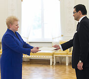 Dalia Grybauskaitė ir Vasilijus Takevas
