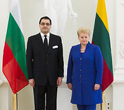 Vasilijus Takevas ir Dalia Grybauskaitė