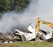 Per sprogimą sugriuvęs fejerverkų fabrikas