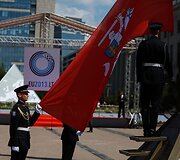 Vėliavų i&scaron;kėlimo ceremonija 