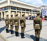 Vėliavų i&scaron;kėlimo ceremonija 