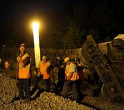 Traukinio avarija Rusijoje