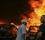 Sprogimo Beirute padariniai