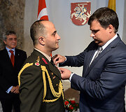Turkijos gynybos ata&scaron;ė Lietuvai Osmano Eriklio akreditacijos ceremonija.