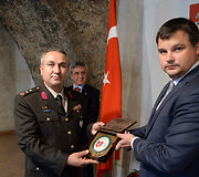 Turkijos gynybos ata&scaron;ė Lietuvai Osmano Eriklio akreditacijos ceremonija.