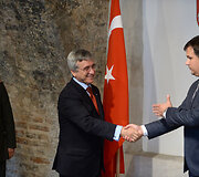 Turkijos gynybos ata&scaron;ė Lietuvai Osmano Eriklio akreditacijos ceremonija.