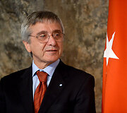 Turkijos gynybos ata&scaron;ė Lietuvai Osmano Eriklio akreditacijos ceremonija.