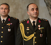 Turkijos gynybos ata&scaron;ė Lietuvai Osmano Eriklio akreditacijos ceremonija.
