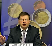 Latvijos ministras pirmininkas Valdis Dombrovski