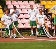 Lietuvos vyrų krep&scaron;inio rinktinės treniruotė Palangoje