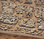 Sirijos pabėgėlių stovykla Jordanijoje 
