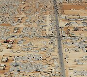 Sirijos pabėgėlių stovykla Jordanijoje 