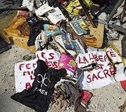 Gaisras apgadino &bdquo;Femen&ldquo; biurą Paryžiuje.