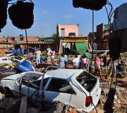 Brazilijoje trūkęs vandentiekis niokojo namus ir automobilius