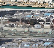 Fuku&scaron;imos 1-oji atominė elektrinė 2000 metais (vir&scaron;uje), 2012 metais (viduryje), 2013 metais (apačioje)