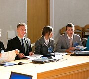 Projekto &bdquo;Moksleiviai &ndash; į Vyriausybę&ldquo; dalyviai susitiko su Algirdu Butkevičiumi.