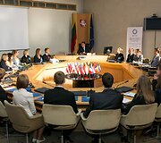 Projekto &bdquo;Moksleiviai &ndash; į Vyriausybę&ldquo; dalyviai susitiko su Algirdu Butkevičiumi.