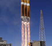 &bdquo;Delta 4 Heavy&ldquo; raketos pakilimas
