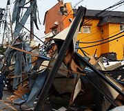 Tornado padariniai Ko&scaron;igajos mieste