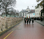 PAG-1 karių sutikimo ir pagerbimo ceremonija