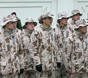 PAG-1 karių sutikimo ir pagerbimo ceremonija