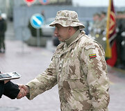 PAG-1 karių sutikimo ir pagerbimo ceremonija