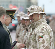 PAG-1 karių sutikimo ir pagerbimo ceremonija