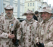 PAG-1 karių sutikimo ir pagerbimo ceremonija