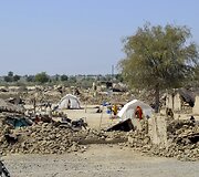 Žemės drebėjimo padariniai Pakistane 