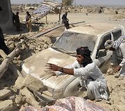 Žemės drebėjimo padariniai Pakistane 