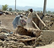 Žemės drebėjimo padariniai Pakistane 