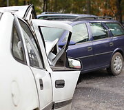 Dviejų &bdquo;Opel&ldquo; kaktomu&scaron;a Santari&scaron;kėse 