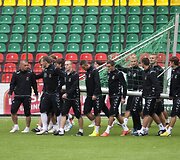 Lietuvos futbolo rinktinės treniruotė